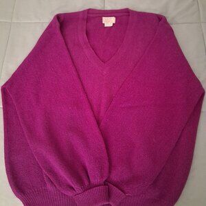 Men's 100% Peruvian Alpaca V-Neck Sweater